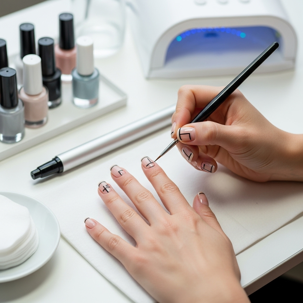 Generate an eye-catching, high-quality featured image prompt for a blog post about: Negative Space M