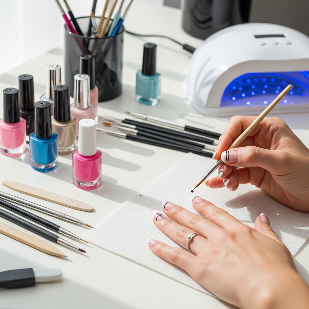 Generate an eye-catching, high-quality featured image prompt for a blog post about: Negative Space M