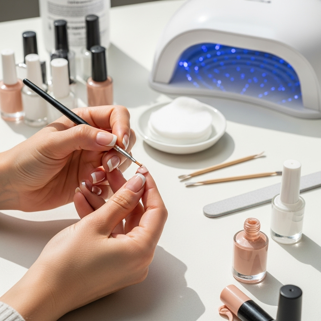 Generate an eye-catching, high-quality featured image prompt for a blog post about: Ombre Nude to Wh