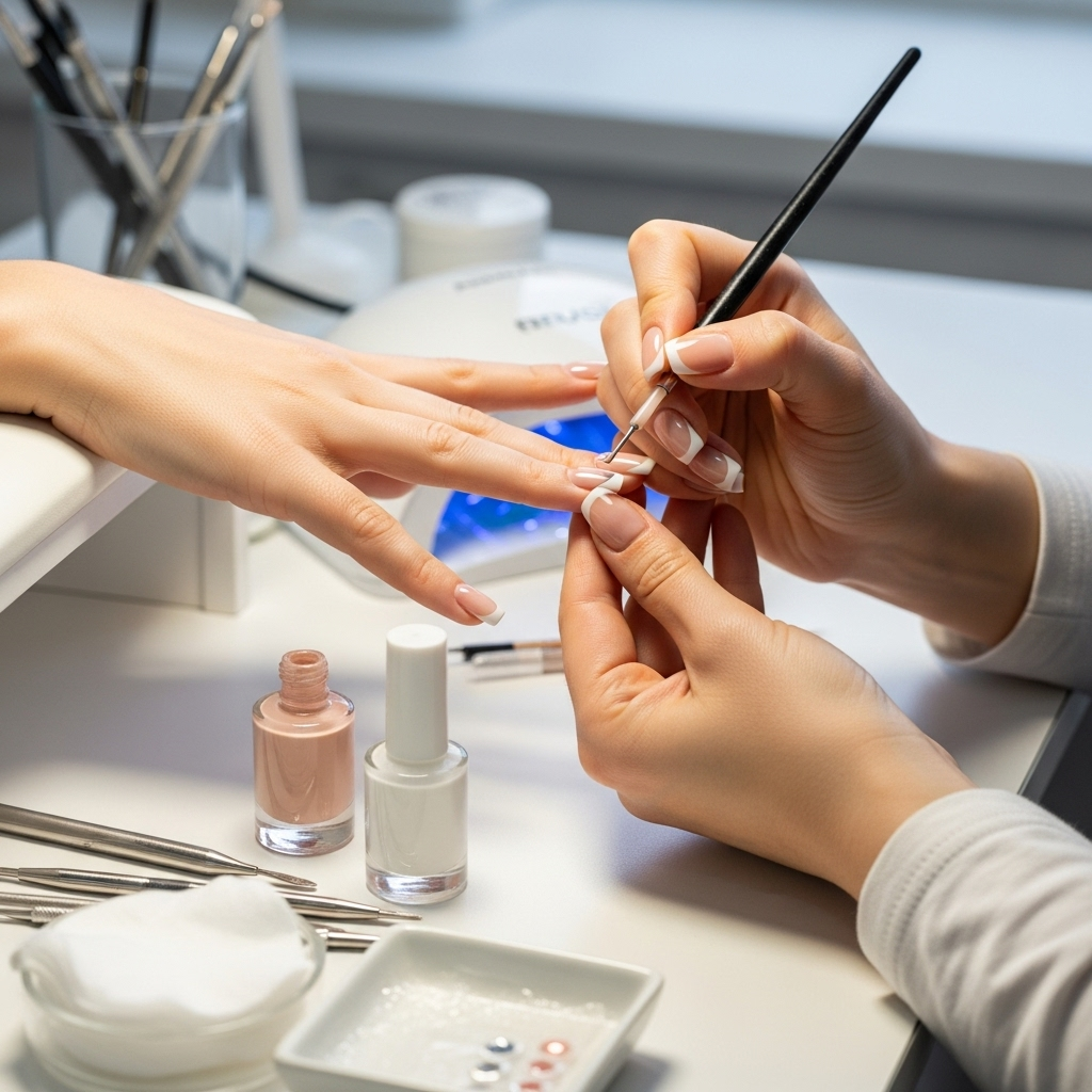 Generate an eye-catching, high-quality featured image prompt for a blog post about: Ombre Nude to Wh