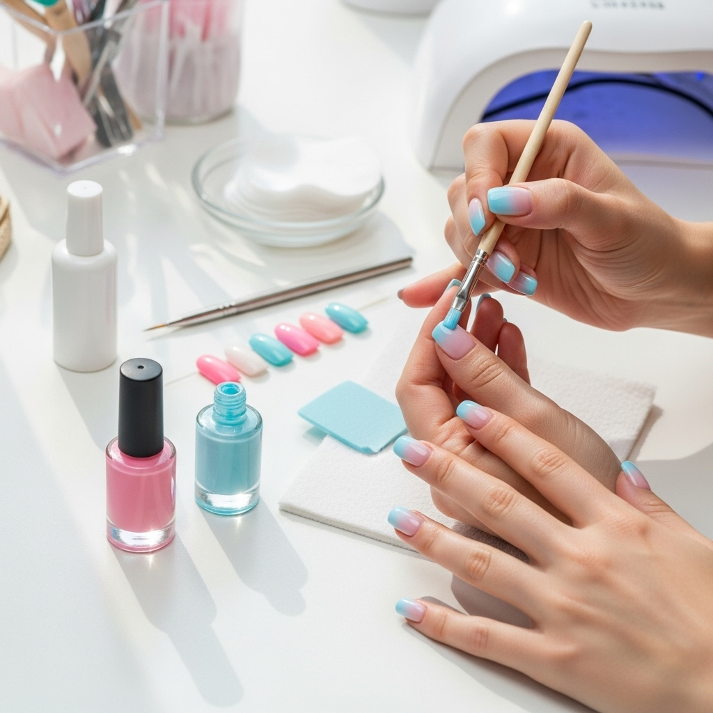 Generate an eye-catching, high-quality featured image prompt for a blog post about: Ombre Pastel Pin