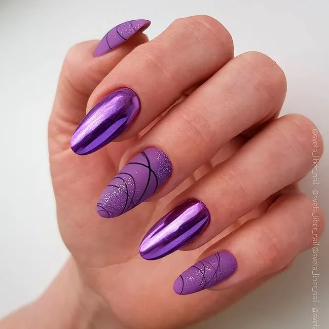Bold-Chrome-for-Purple-Nails-2