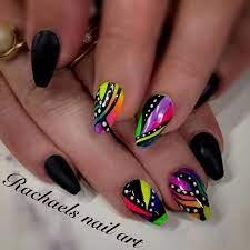 Bright-Colors-with-Black-Nails-6