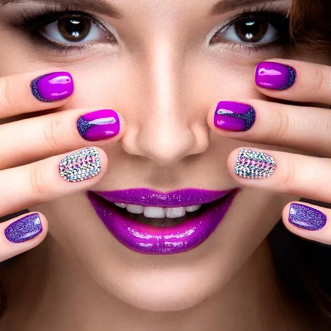 Luxury-Purple-Nails-Sparkly-Rhinestones-1