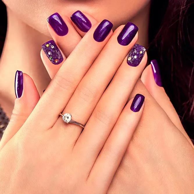 Luxury-Purple-Nails-Sparkly-Rhinestones-2