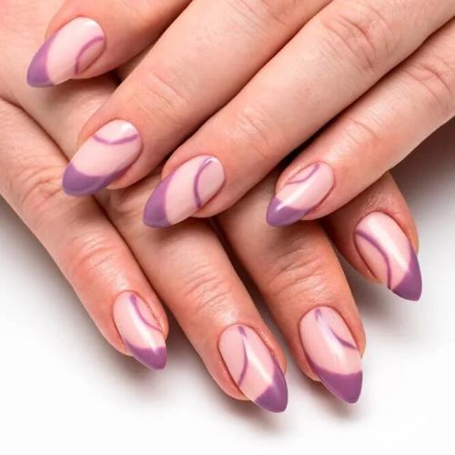 Abstract-Mauve-Color-Nails-2