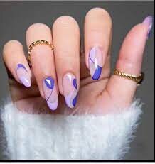Abstract-Mauve-Color-Nails-5