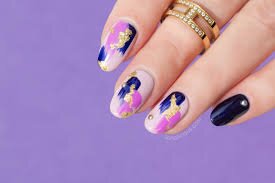 Abstract-Mauve-Color-Nails-8