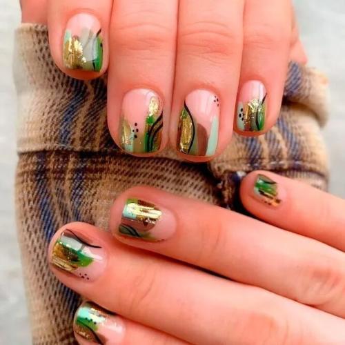 Abstract-Nails-Design-To-Salute-The-Autumn-1