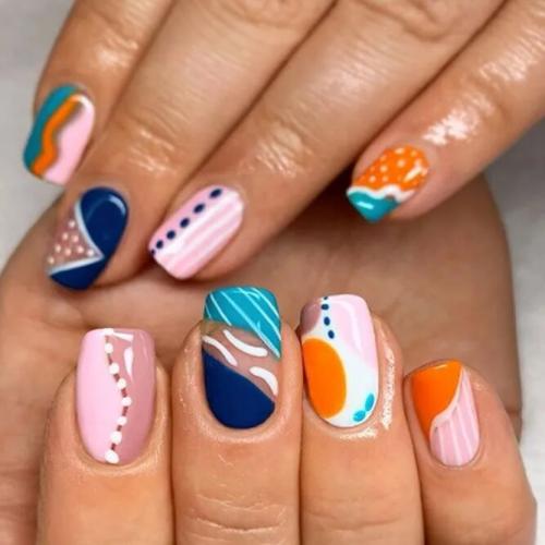 Abstract-Nails-Design-To-Salute-The-Autumn-4