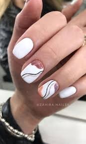 Abstract-Short-Acrylic-Nails-8