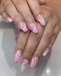 Abstract-White-and-Pink-Nails-5