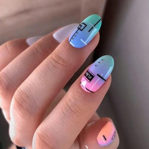 Amazing-Geometric-Pattern-for-Classy-Nails-3