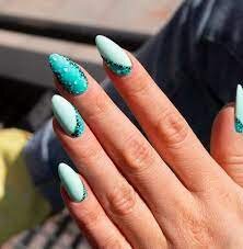 Aqua-Green-Almond-Nails-6