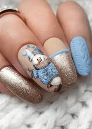 Baby-Blue-Christmas-Nails-6