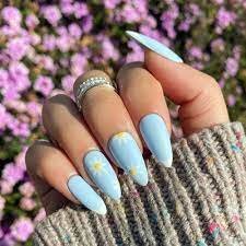 Baby-Blue-Nails-With-Foil-Accent-4