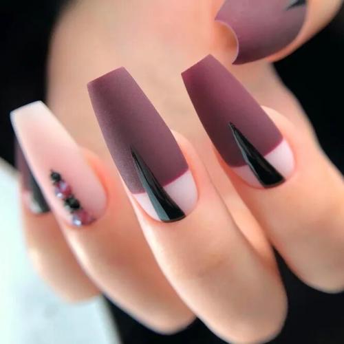 Ballerina-Nails-With-Matte-Effect-2