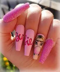 Barbie-Nails-with-Smiles-2