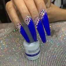 Beautiful-Nails-With-Royal-Rhinestones-4