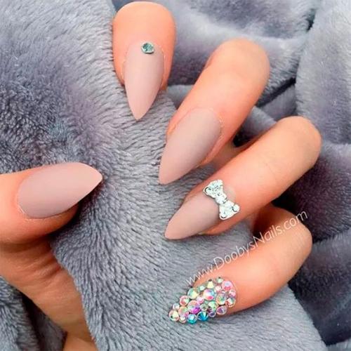 Best-Bling-Nude-Matte-Nails-3