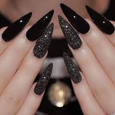 Black-Coffins-With-Glitter-Accent-7