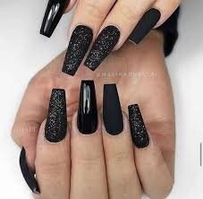 Black-Coffins-With-Glitter-Accent-8