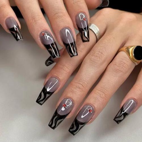 Black-French-Coffin-Nails-1