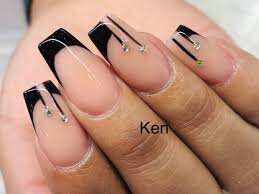 Black-French-Tip-Nails-7