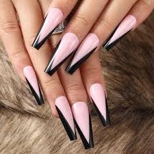 Black-French-Tip-Nails-9