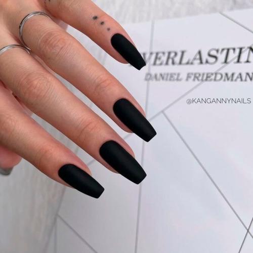 Black-Matte-Coffin-Nails-1