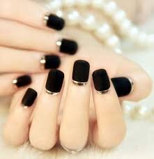 Black-Wedding-Nail-Idea-3