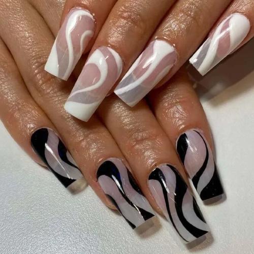 Black-and-White-Long-Nails-3