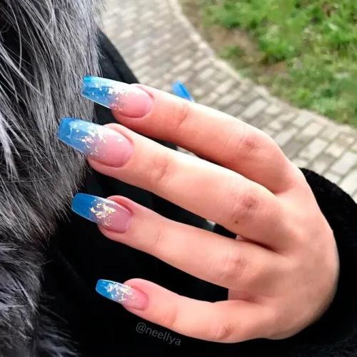 Blue-Coffin-French-Nails-1