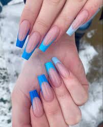 Blue-Coffin-French-Nails-2