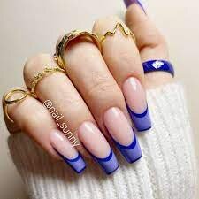 Blue-Coffin-French-Nails-3