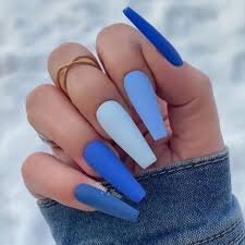 Blue-Coffin-French-Nails-5