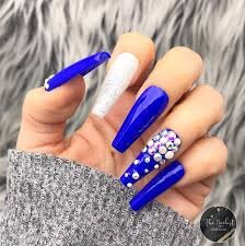 Blue-Coffin-Nails-With-Rhinestones-3