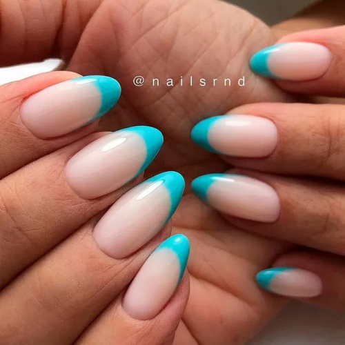 Blue-French-Nails-Designs-2