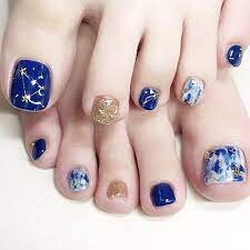 Blue-Matte-with-Gold-Glitter-Toes-2