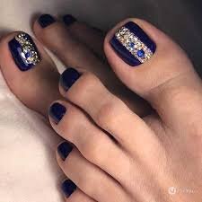 Blue-Matte-with-Gold-Glitter-Toes-9