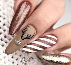 Brown-Tones-Christmas-Nails-4