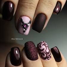 Burgundy-Lace-Nail-Art-3