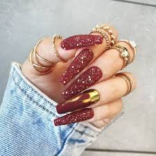 Burgundy-Matte-Long-Nails-5