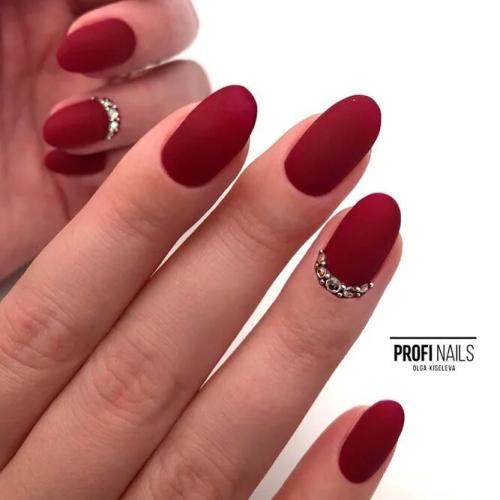 Burgundy-Nail-Designs-with-Rhinestones-1