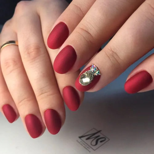 Burgundy-Nails-with-Rhinestones-1