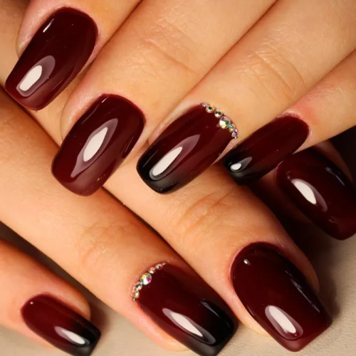 Burgundy-Ombre-Nails-1