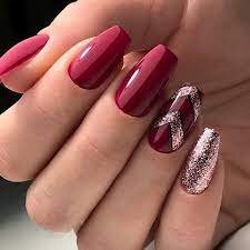 Burgundy-Short-Coffin-Nails-3