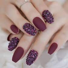 Burgundy-Short-Coffin-Nails-7