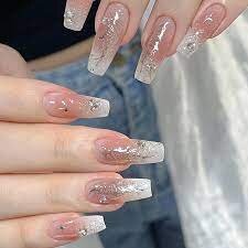 Chic-Ballerina-Nails-With-Glitter-8