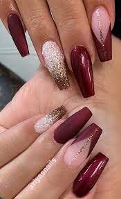 Chic-Coffin-Burgundy-Nails-Design-2